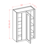 Wall Cabinet Corner Blind 30"