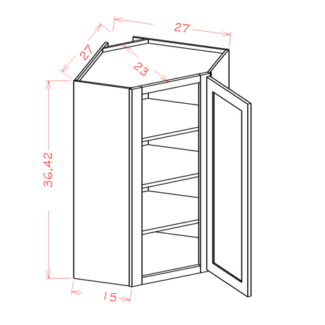 Wall Cabinet Corner Diagonal