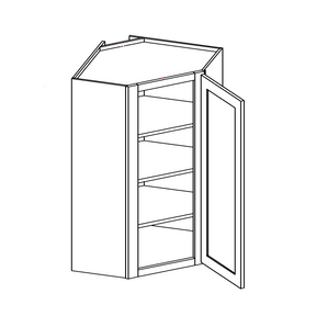 Haven Ridge Wall Cabinet Corner Diagonal 24" Deep