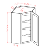 Wall Cabinet Corner Diagonal