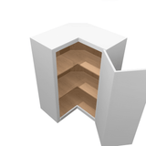 Luxor-White Assembled Wall Cabinet Corner Easy Reach