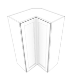Smoky-Grey Assembled Wall Cabinet Corner Easy Reach