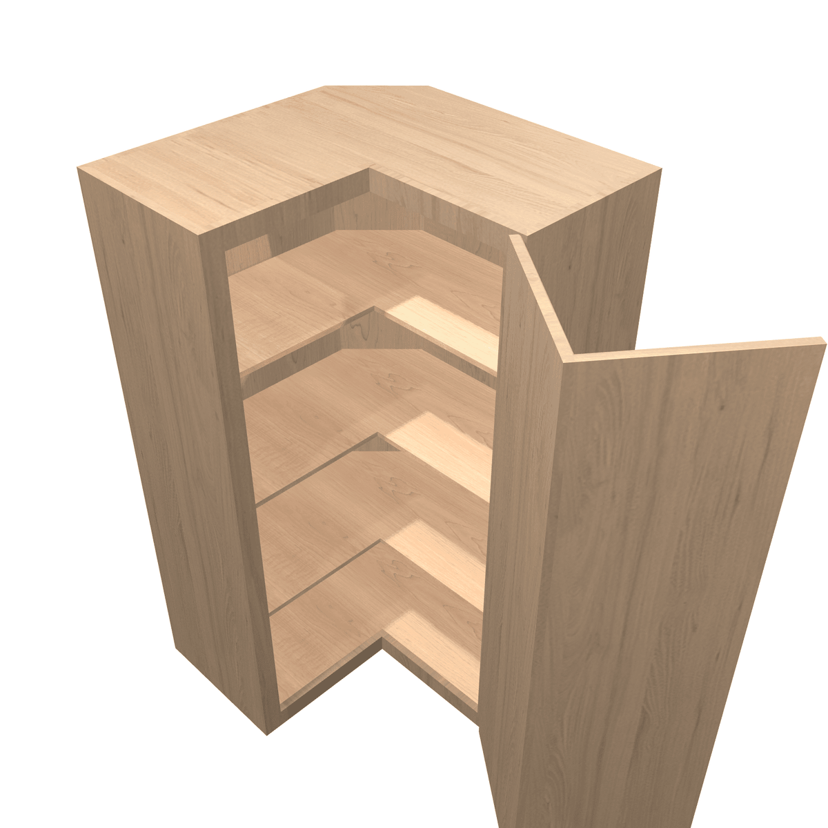 Harvest Assembled Wall Cabinet Corner Easy Reach