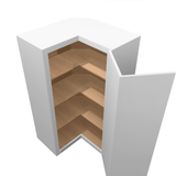Luxor-White Assembled Wall Cabinet Corner Easy Reach