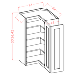 Wall Cabinet Corner Easy Reach