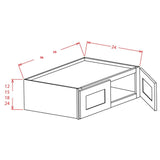  Wall Cabinet Refrigerator 24" Deep