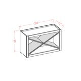 Wall Cabinet Wine X Rack Kit