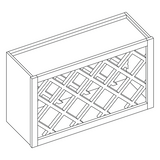 Coventry-Recessed Wall Cabinet Wine  Rack Kit