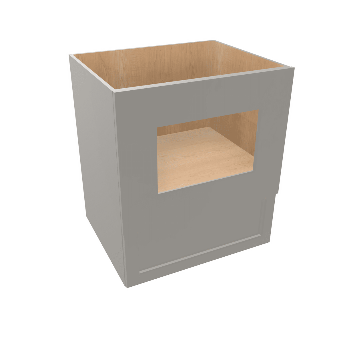 Misty-Grey Base Cabinet Microwave 24" - 30" Wide