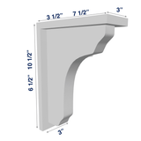 Luxor-White: Accessory Corbel