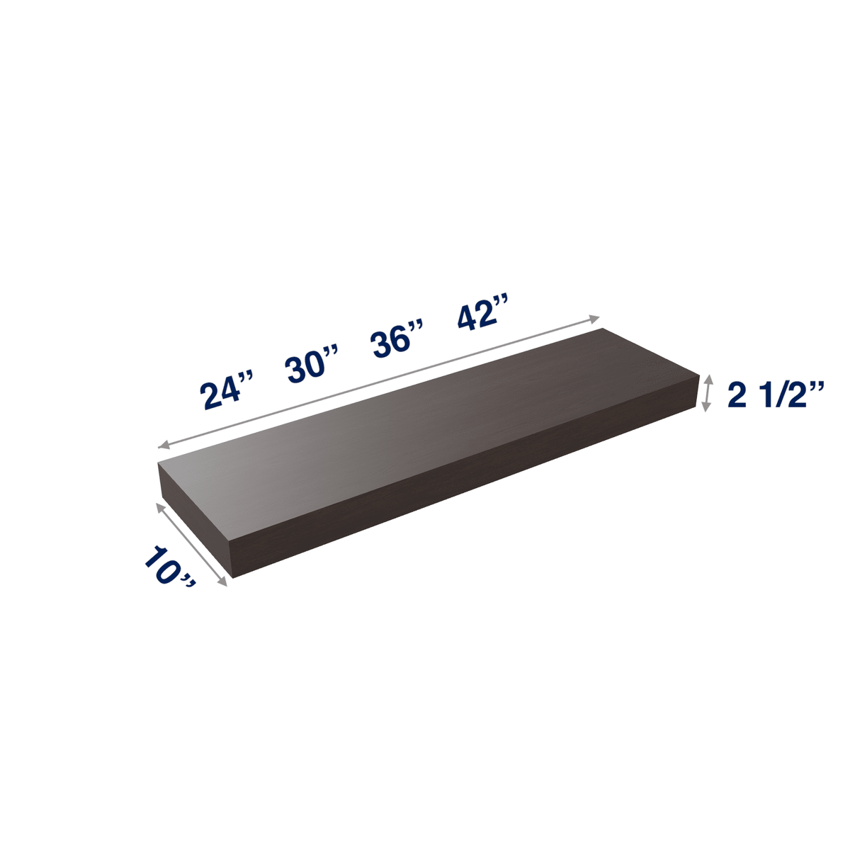 Espresso: Accessory Floating Shelf