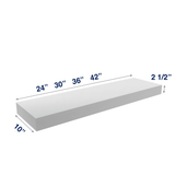Luxor-White: Accessory Floating Shelf