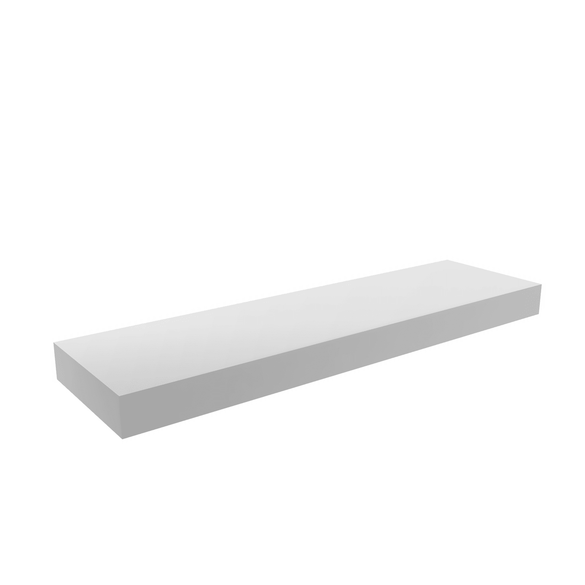 Luxor-White: Accessory Floating Shelf