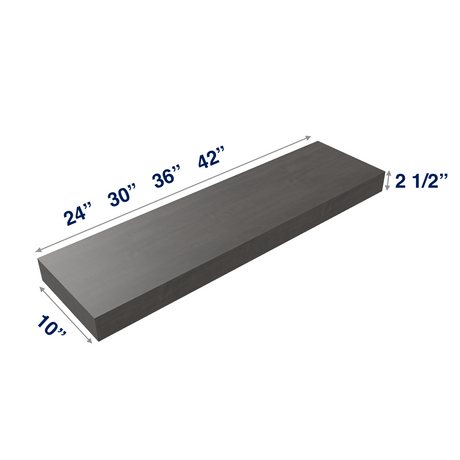 Smoky-Grey: Accessory Floating Shelf