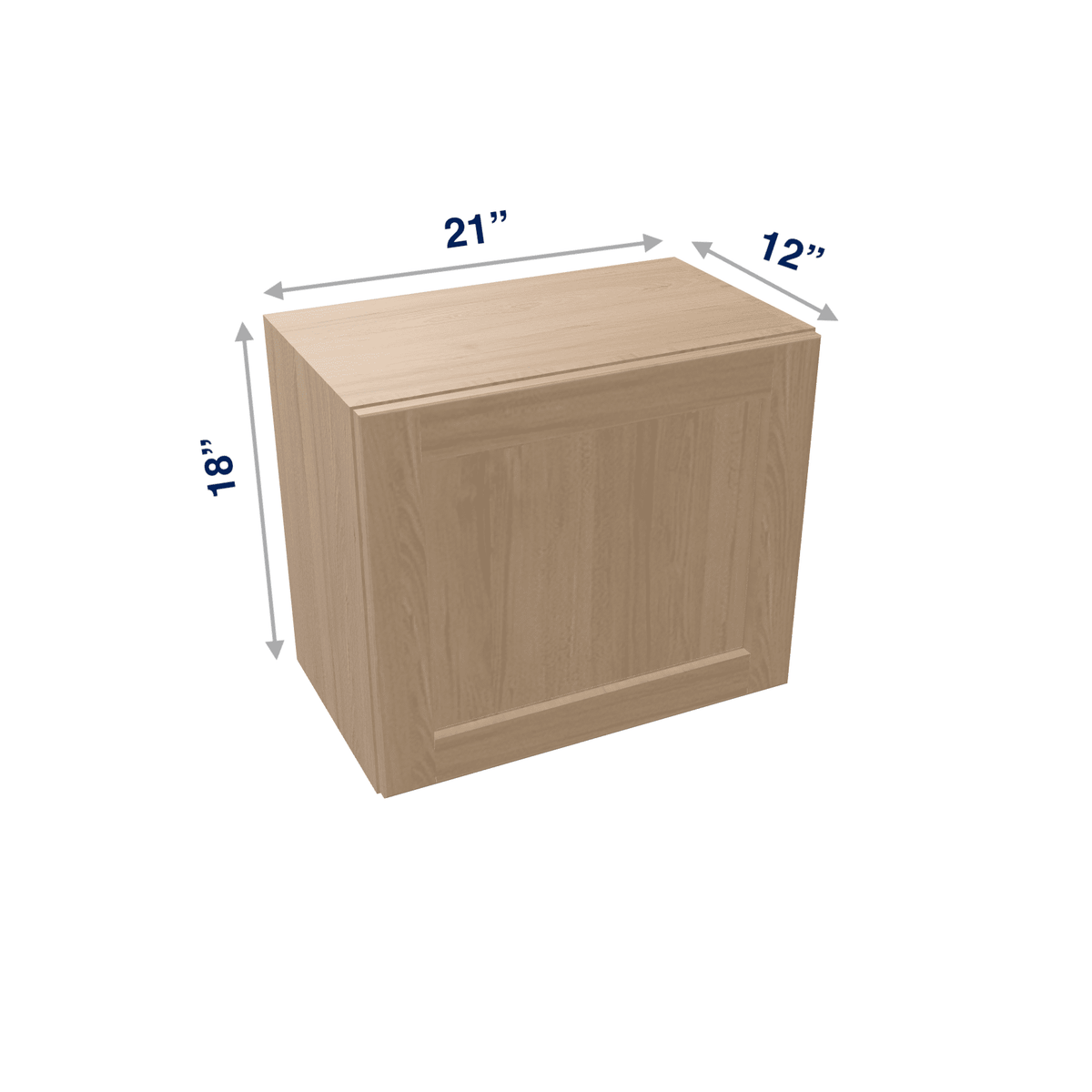 Harvest Assembled Wall Cabinet Abridged 18" High 1 Door 21" Wide