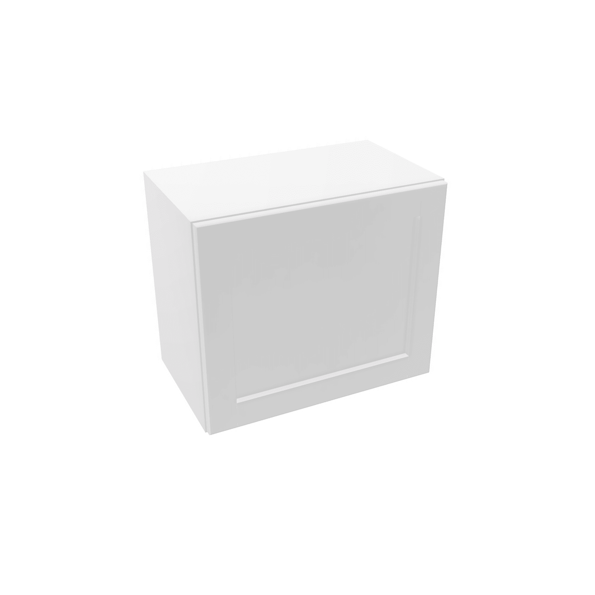 Luxor-White Assembled Wall Cabinet Abridged 18" High 1 Door 21" Wide