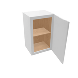 Smoky-Grey Assembled Wall Cabinet Abridged 24" High 1 Door