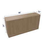 Harvest Assembled Wall Cabinet Abridged 24" High x 48" Wide 4 Door